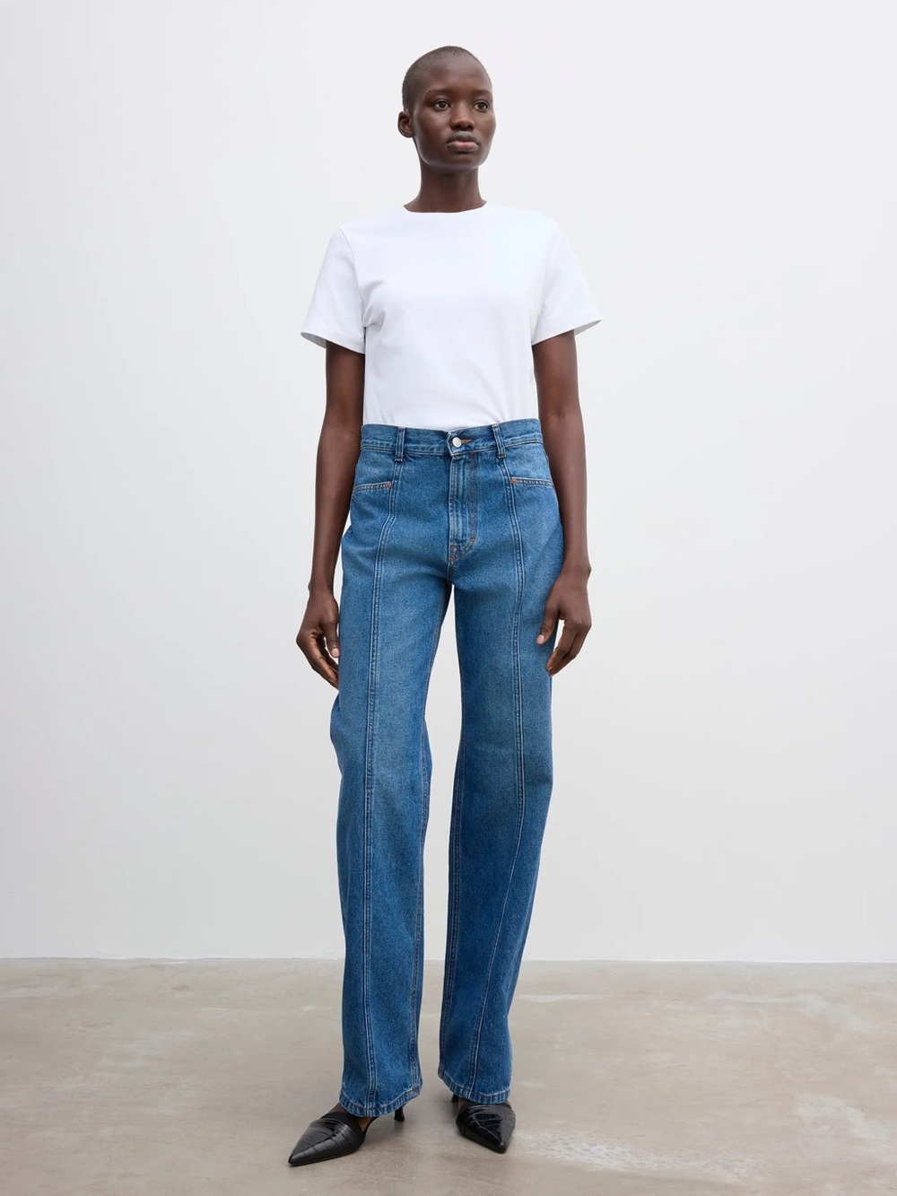 House of Dagmar loose fit Denim Jeans Dark Blue 28/32 organic cotton straight
